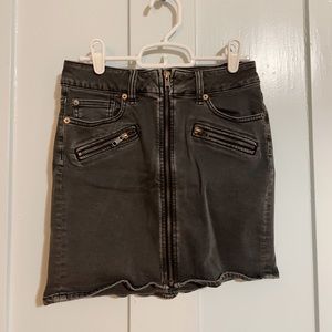 AE Women’s High Waisted Denim Mini Skirt